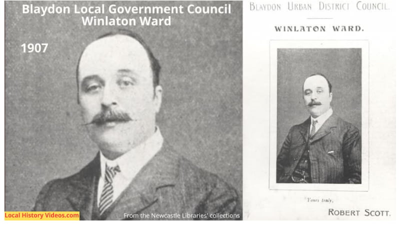 1907 promotional material of Robert Scott, Winlaton Ward, Blaydon Urban District Council