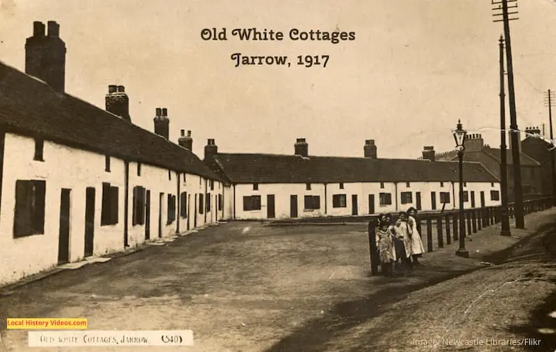 Old White Cottages Jarrow 1917