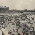 Old photo of Long Sands Tynemouth