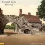 Old photo of Newport Arch Lincoln