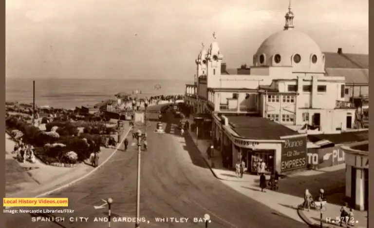 Old photo of Spanish City and Gardens Whitley Bay