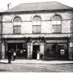 Old photo of the Station Hotel in Blaydon-on-Tyne, taken in 1890