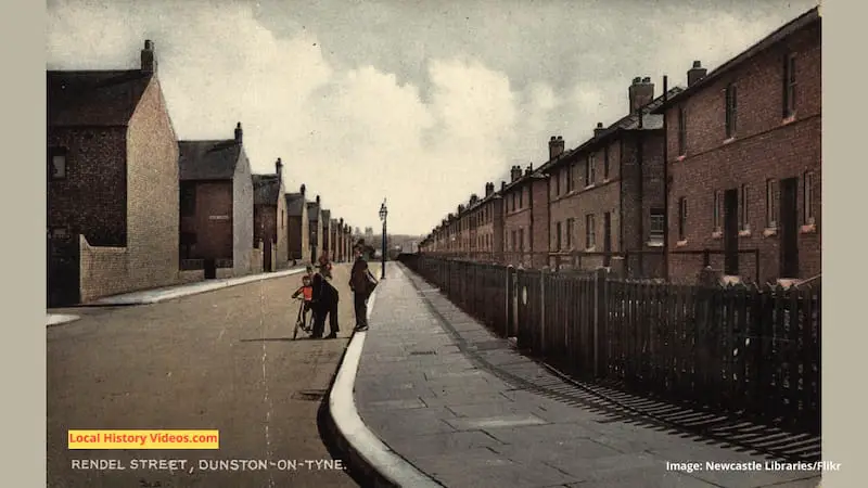 Old photo of Rendel Street, Dunston