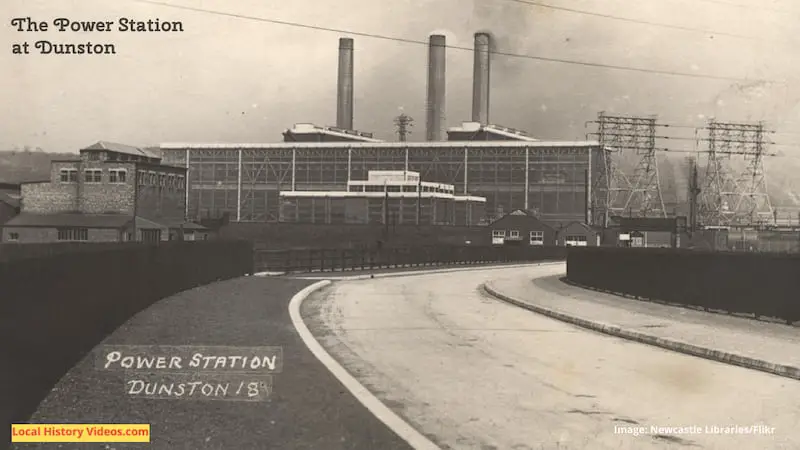 Old photo of Dunston Power Station