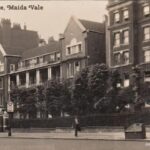 Old photo postcard of Warwick Avenue in Maida Vale, London