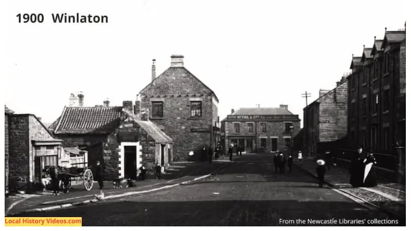 Old photo of Winlaton in 1900