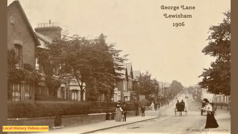 Old Postcard of George Lane Lewisham 1906