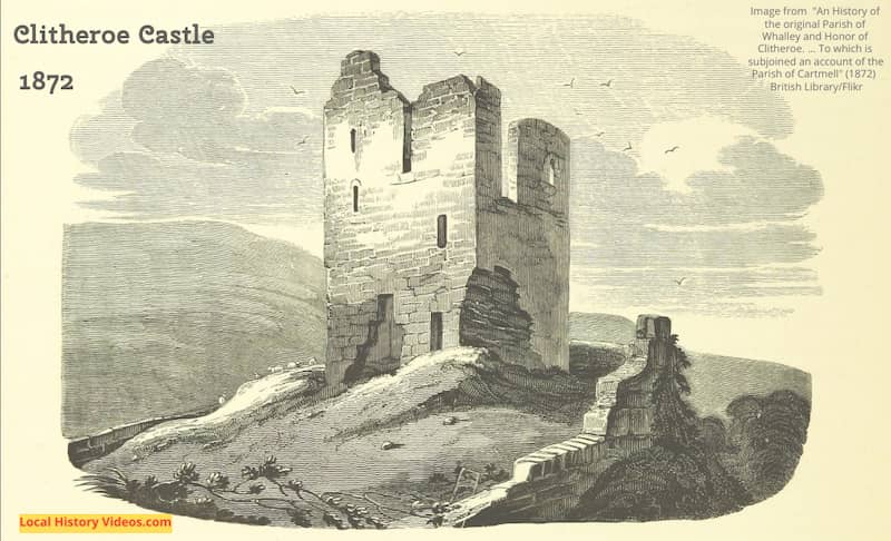 Old Images of Clitheroe, the UK Lancashire town with a Castle
