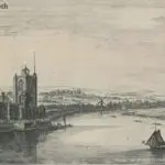 Old picture of Wandsworth Reach published 1742
