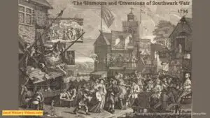 The Humours and Diversions of Southwark Fair 1734