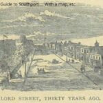 old picture of Lord Street Southport uk published 1887