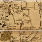 Old map of South Ockenden and North Ockenden Essex England published 1790