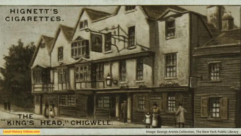Old photo of the Kings Head Chigwell Essex