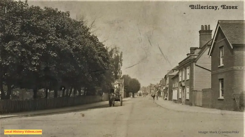 Old photo postcard of Billericay Essex