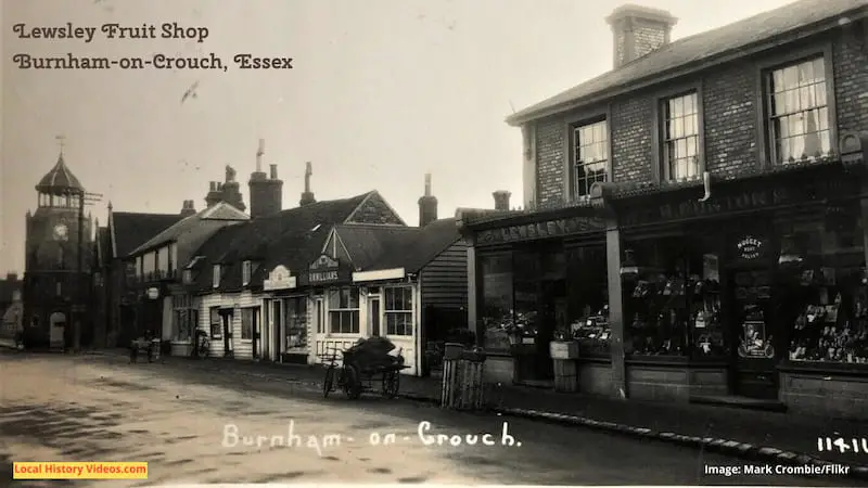 Old photo postcard of Lewsley Burnham-on-Crouch Essex