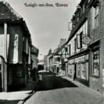Old photo postcard of the old town Leigh-on-Sea Essex