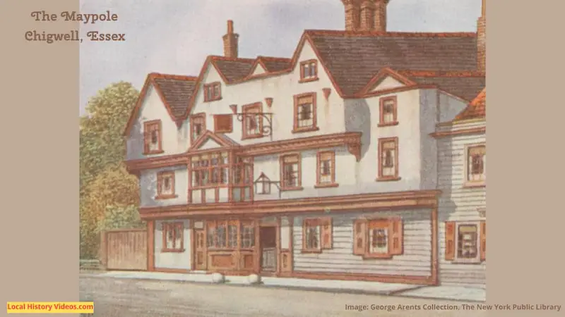 Old picture of The Maypole Chigwell Essex
