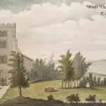 Old picture of West Thurrock Essex England published 1770 to 1790