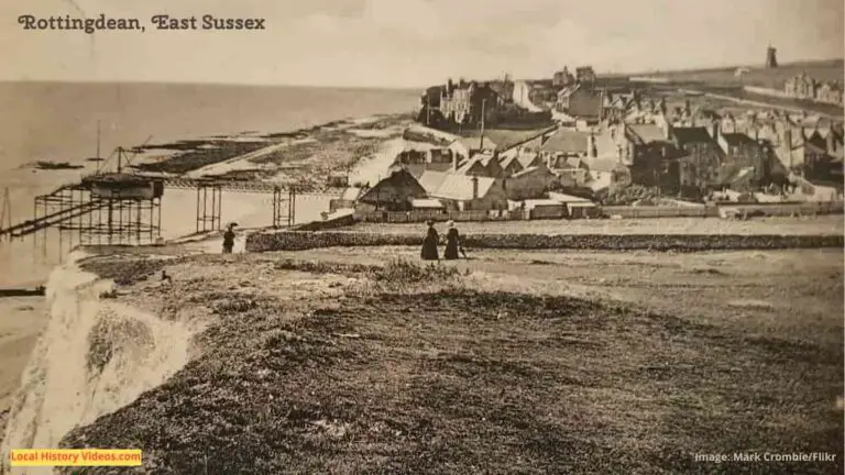 Old photo postcard of Rottingdean East Sussex England