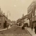 Old photo postcard of the Post Office High Street Chesham Buckinghamshire 1915