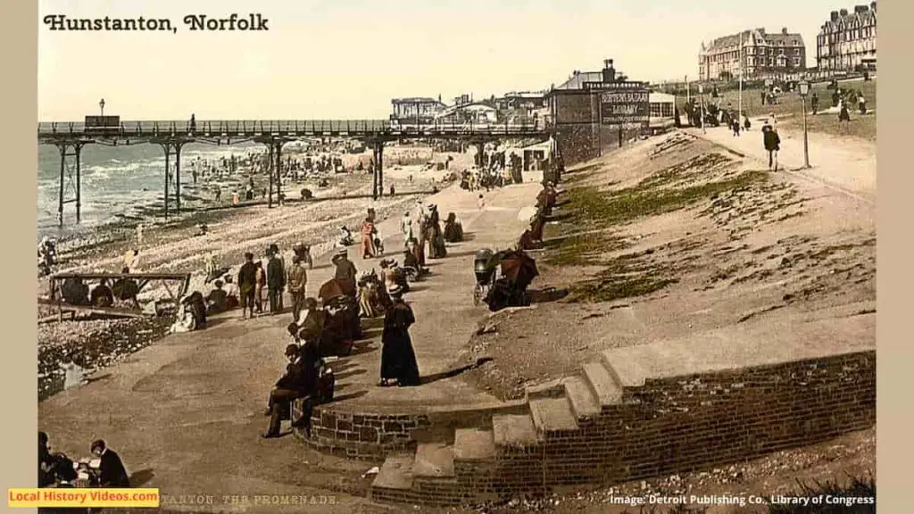 Old photo of the Promenade at Hunstanton Norfolk