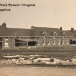 Old photo postcard of Park Prewett Hospital Basingstoke Hampshire England