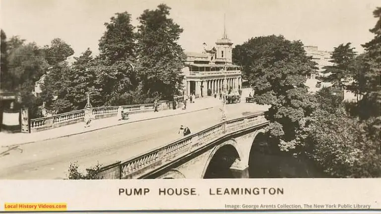 Old photo of the Pump House at Leamington Spa Warwickshire England