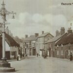 Old photo postcard of Canute Place Knutsford Cheshire England