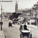 Old photo postcard of Holdenhurst Road Bournemouth Dorset England