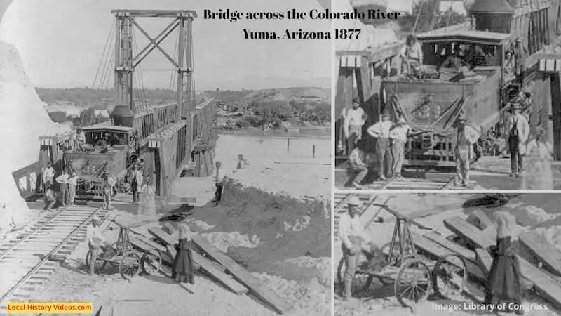Bridge across the Colorado River, at Yuma, Arizona 1877