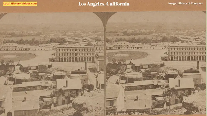 Early Old photo of Los Angeles California