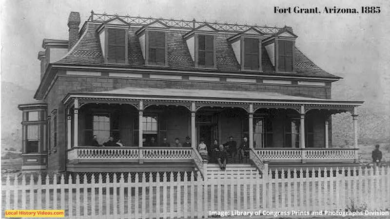 Old Photo of Fort Grant, Arizona, 1885