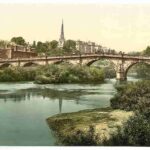 The bridge at Shrewsbury Shropshire England taken by 1905 Image credit Detroit Publishing Company Library of Congress