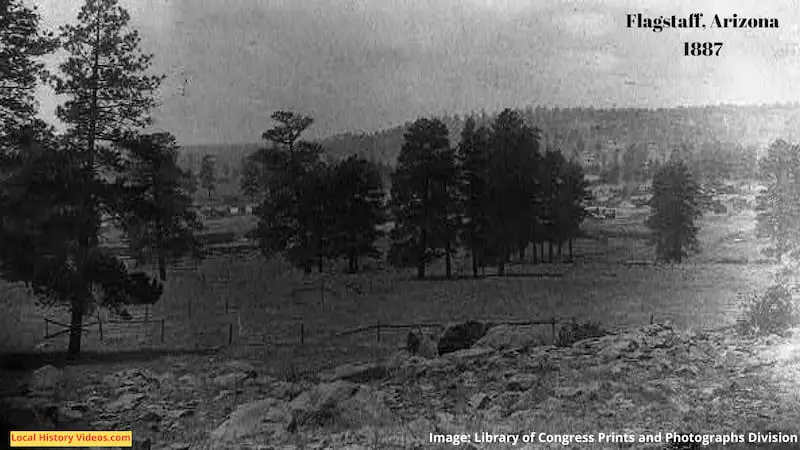 View of Flagstaff Arizona 1887