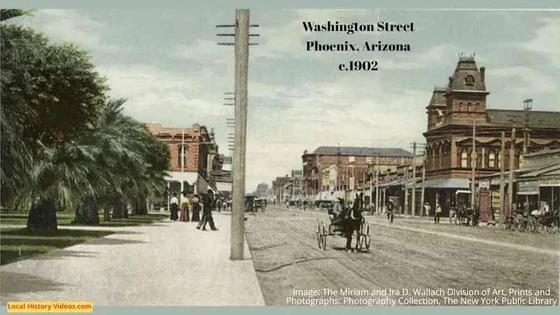 Washington Street, Phoenix, Arizona, circa 1902