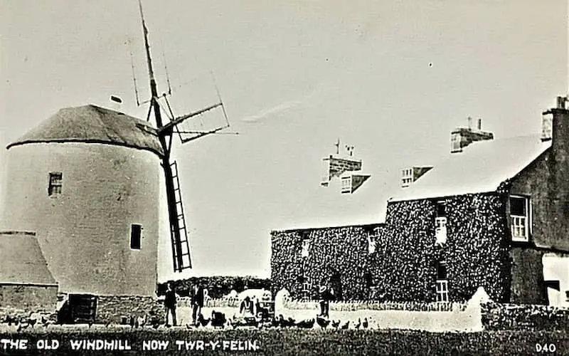 Old photo postcard of the Old Windmill, Now Twr y Felin, St Davids, Pembrokeshire, Wales