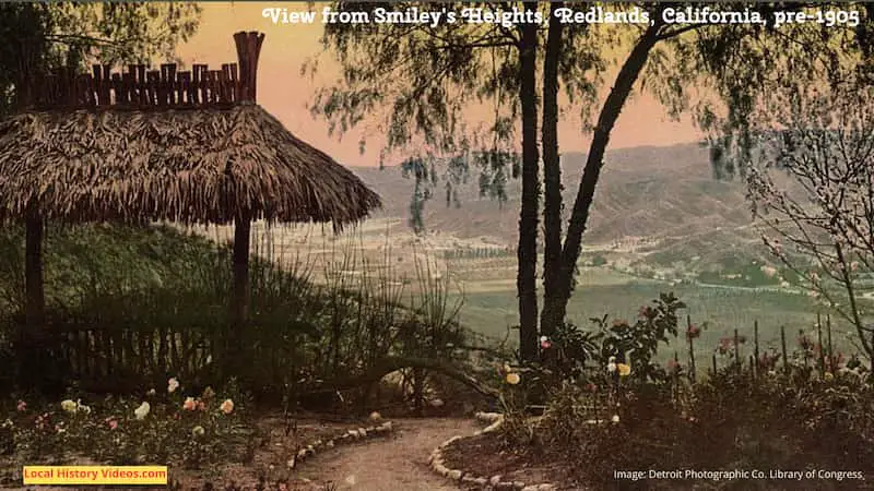 View from Smiley's Heights, Redlands, California, pre-1905
