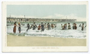 Vintage postcard of Long Beach California circa 1904
