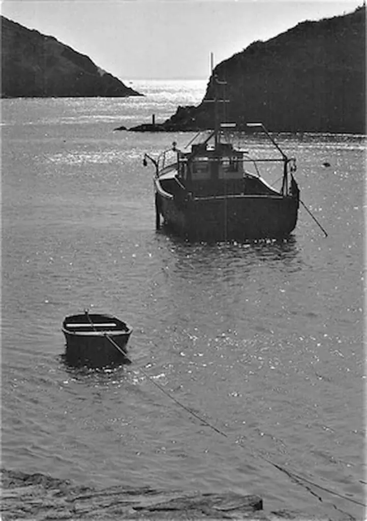 Vintage postcard of Solva Harbour, Pembrokeshire, Wales