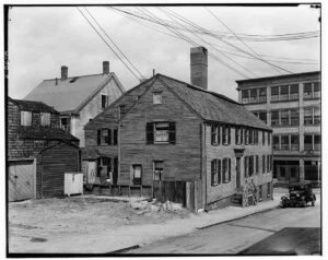 Old photo of Hennessey House, 2 Summer Street, Newburyport, Essex County, MA