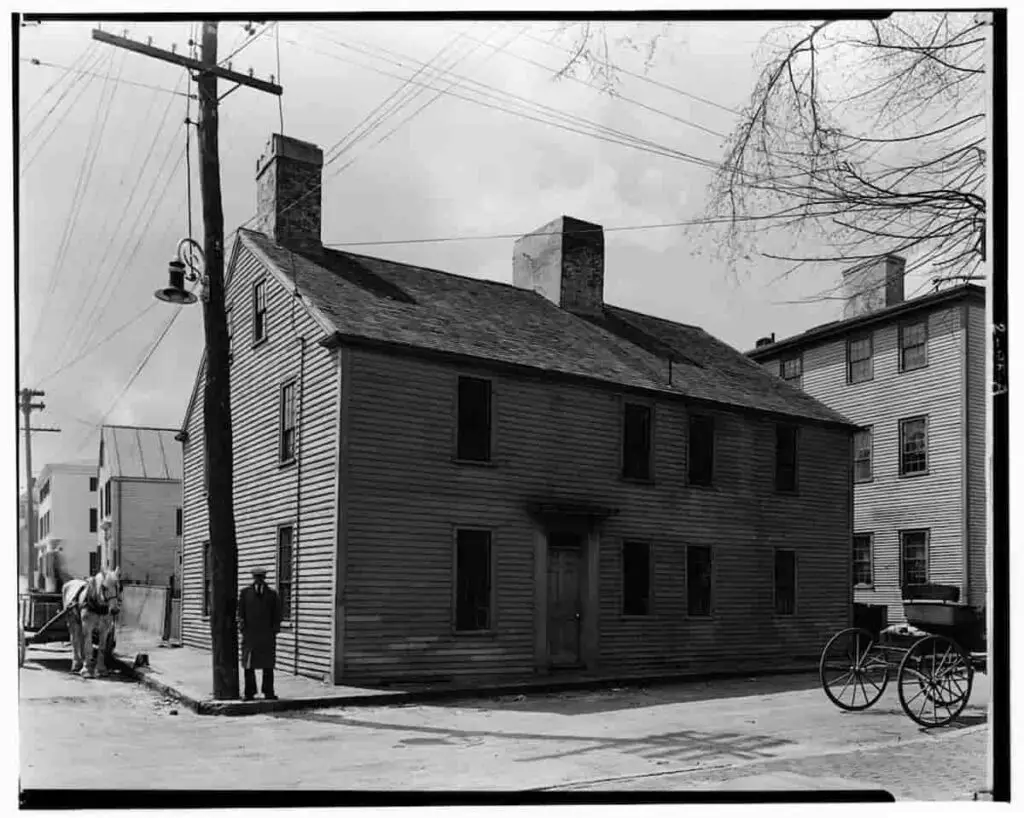 Old photo of Stockman House, 5 Birch Street, Newburyport, Essex County, MA