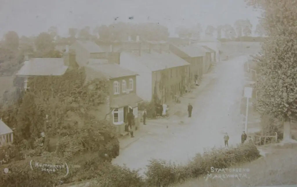 Old photo postcard of Startops End, Buckinghamshire, circa 1917