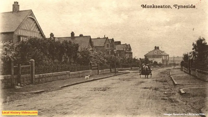 Old photo of Monkseaton, Tyneside, England