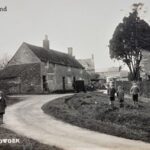 Old photo postcard of Barrowden in Rutland, England, 1932