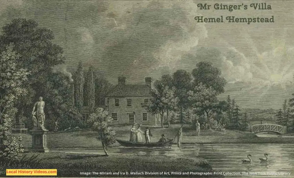 Old picture of Mr Ginger's House at Hemel Hempstead