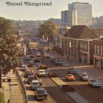 View of Hemel Hempstead on a vintage postcard