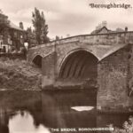 Old photo postcard of the Bridge at Boroughbridge, North Yorkshire, England