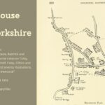 Old plan circa 1799 of Brighouse, West Yorkshire, England
