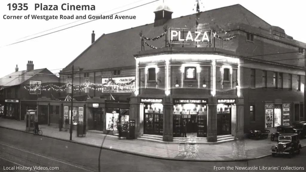 1935 photo of the Plaza Cinema, Westgate Road, Newcastle upon Tyne
