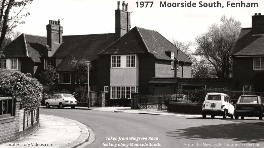 1977 photo of Moorside South, Fenham, Newcastle upon Tyne